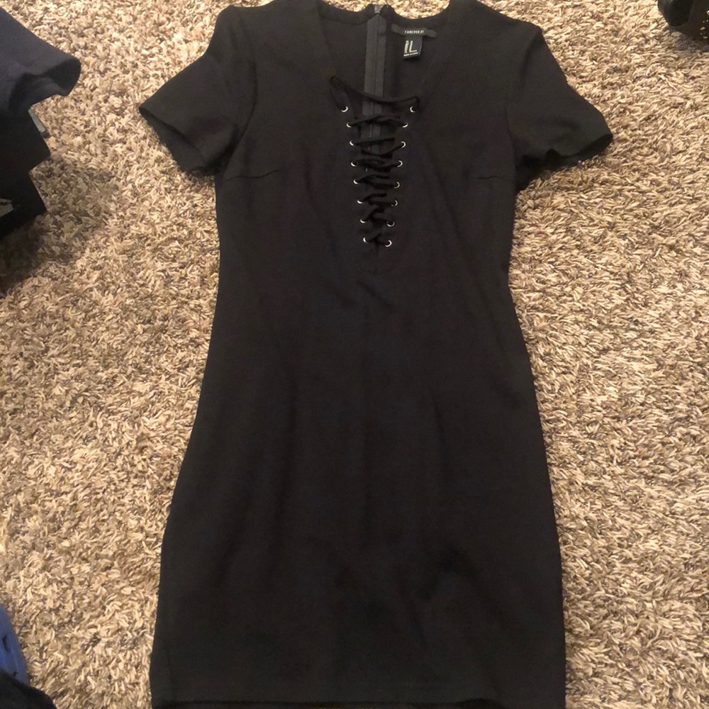 Black forever 21 short dress